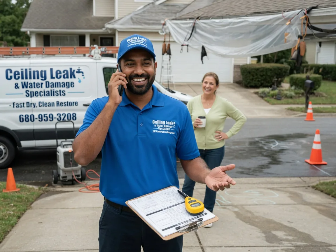 Ceiling Leak Cleanup El Dorado, CA FAQs